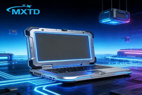 How many PXIe slots can 15.6-inch rugged portable PC support?